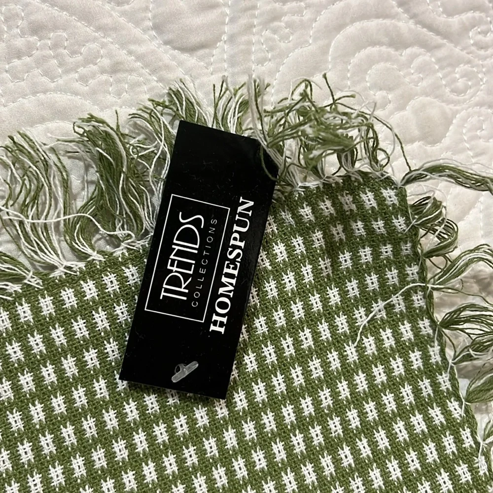 Trends Collection Homespun Fringe placemats, set‎ of 4, NWT